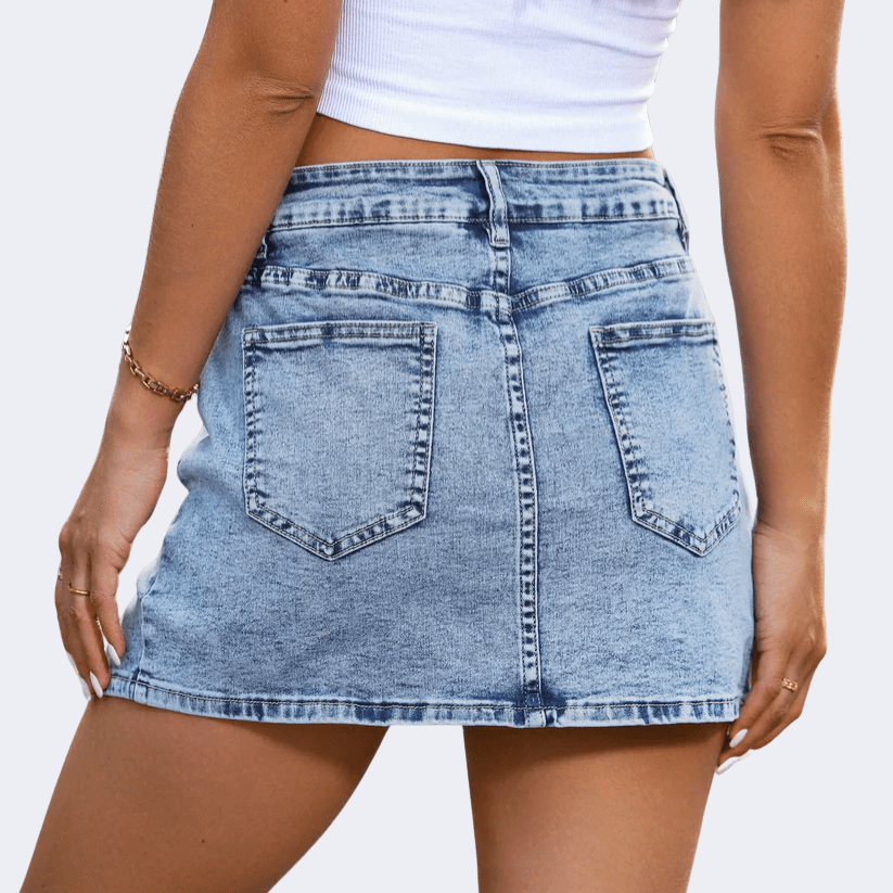 Luxoria® Signature Denim Skort